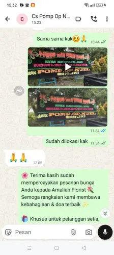 Testimonial Papan Bunga tenjolaya